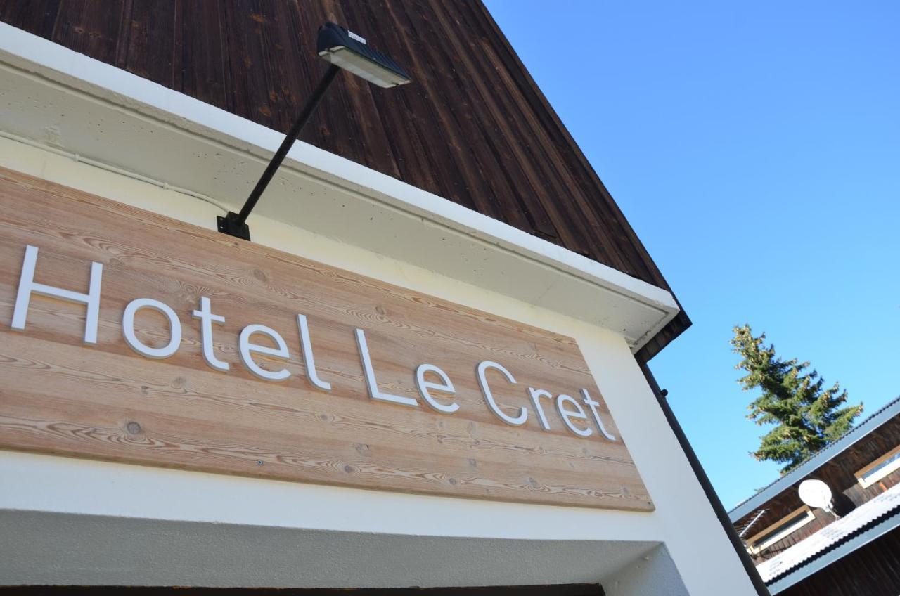 Hotel Le Cret Ле дез Альп Экстерьер фото
